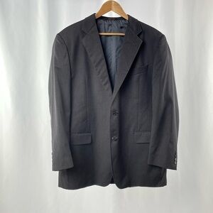 Joseph Abboud Loro Piana 100% Wool 2 Button Blazer in‎ Navy Blue Size 42R